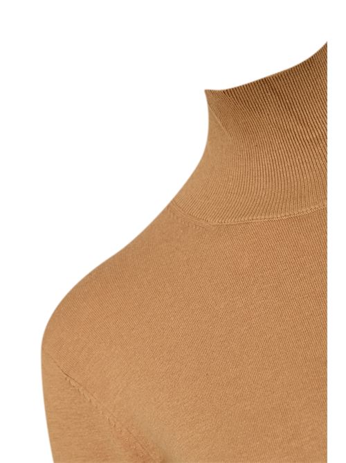 Dolcevita Kiku in filato di seta e lana Cammello WEEKEND MAX MARA | 2525366012600003